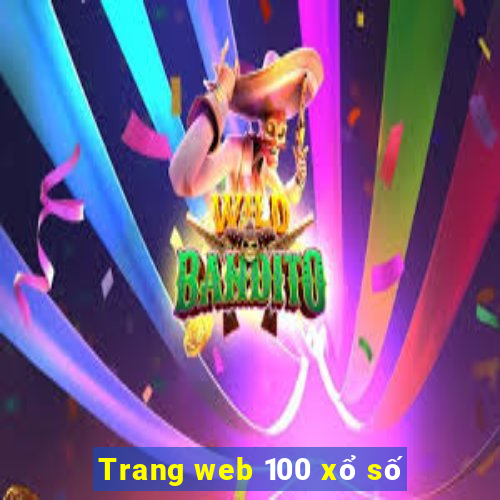 Trang web 100 xổ số