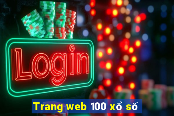 Trang web 100 xổ số