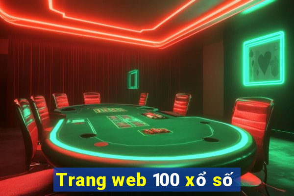 Trang web 100 xổ số