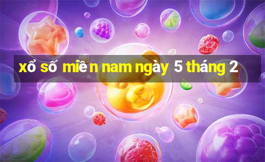 xổ số miền nam ngày 5 tháng 2