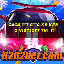 Cách đặt cược XS Keno Vietlott thứ tư