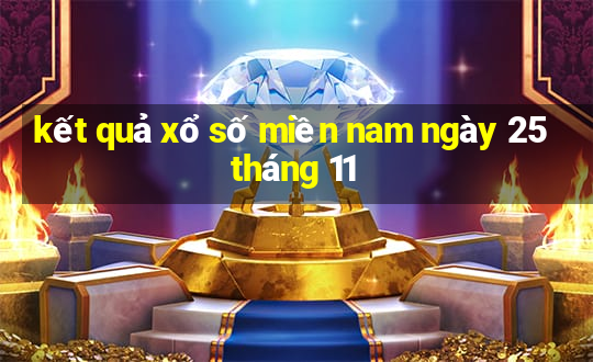 kết quả xổ số miền nam ngày 25 tháng 11