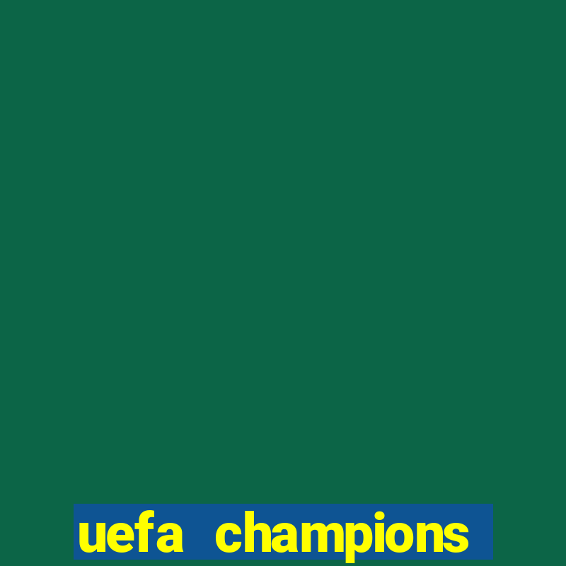 uefa champions league poster