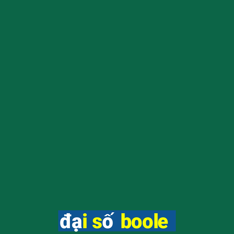 đại số boole