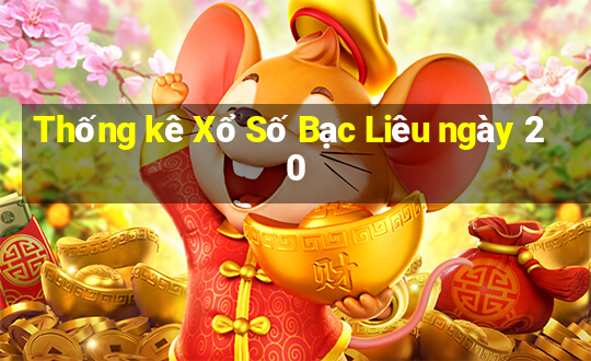 Thống kê Xổ Số Bạc Liêu ngày 20