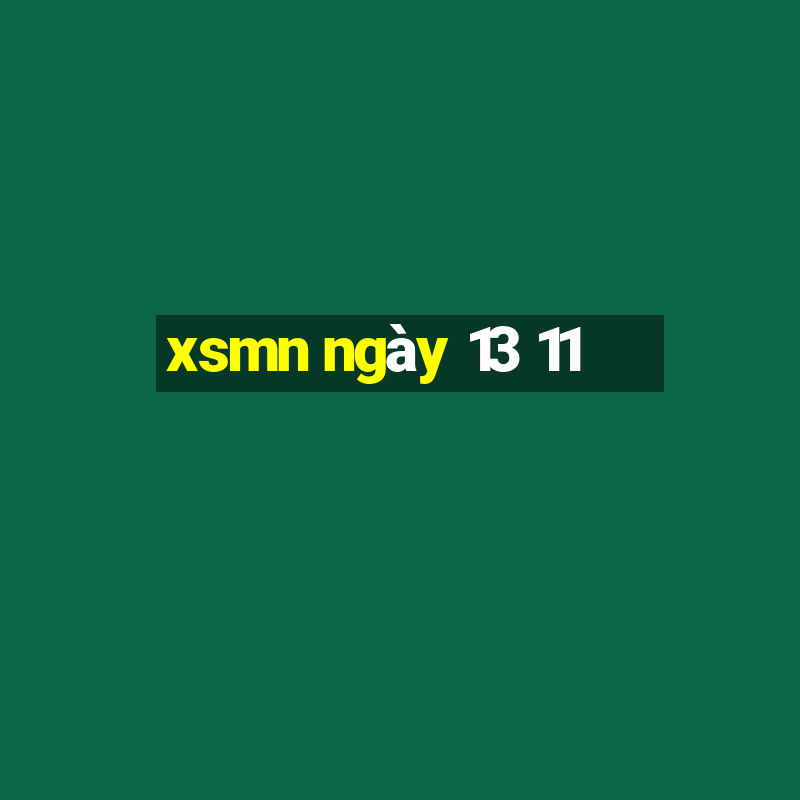 xsmn ngày 13 11