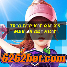 Trực tiếp kết quả XS Max 4D Chủ Nhật