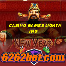 casino games lightning