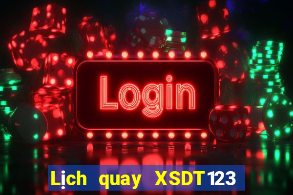 Lịch quay XSDT123 Thứ 5