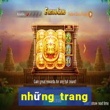 những trang cược uy tín