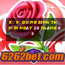 xổ số quảng bình thứ năm ngày 28 tháng 03