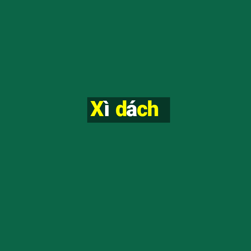 Xì dách