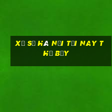 xổ số hà nội tối nay thứ bảy