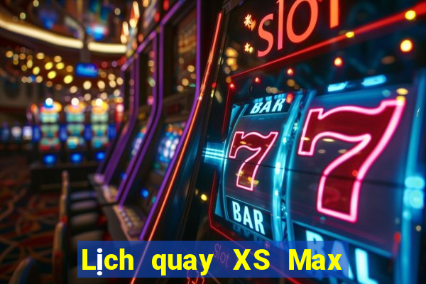 Lịch quay XS Max 3D thứ Ba