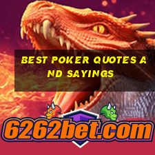 best poker quotes and sayings