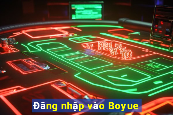 Đăng nhập vào Boyue