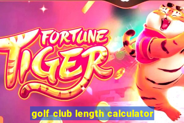 golf club length calculator