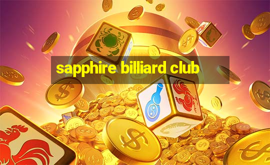 sapphire billiard club