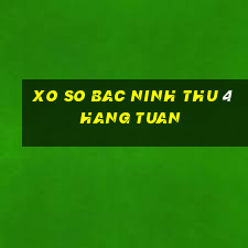 xo so bac ninh thu 4 hang tuan