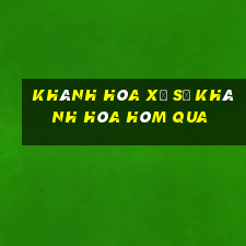 khánh hòa xổ số khánh hòa hôm qua