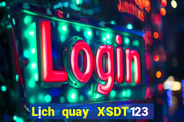 Lịch quay XSDT123 ngày thứ sáu