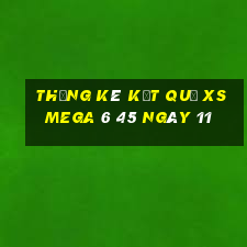 THỐNG KÊ KẾT QUẢ XS Mega 6 45 ngày 11