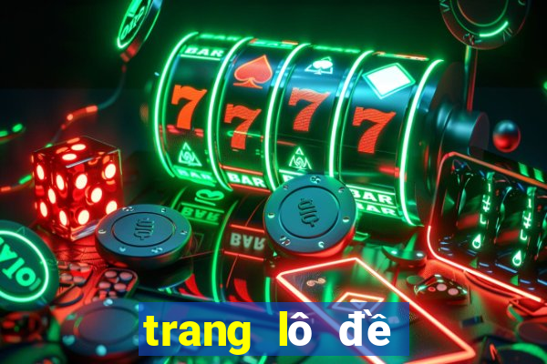 trang lô đề online uy tín