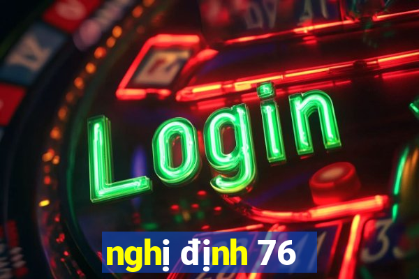 nghị định 76