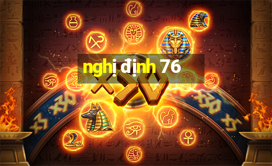 nghị định 76