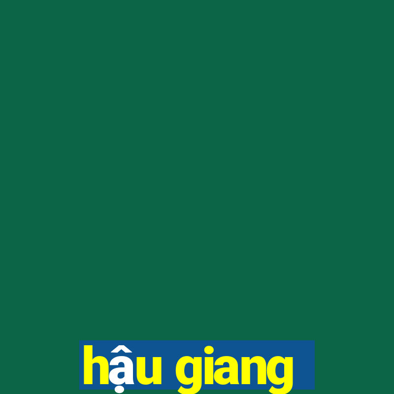 hậu giang