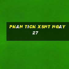 Phân tích XSNT ngày 27