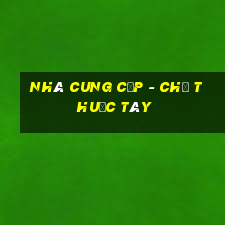 nhà cung cấp - chợ thuốc tây