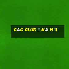 các club ở hà nội