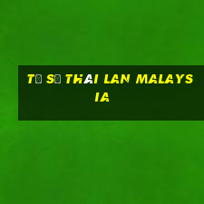 tỷ số thái lan malaysia