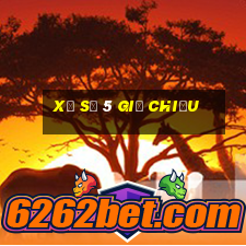 xổ số 5 giờ chiều