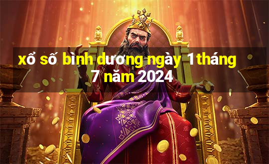 xổ số bình dương ngày 1 tháng 7 năm 2024