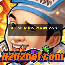 xổ số miền nam 26 1