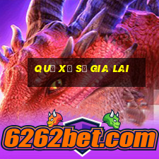 quả xổ số gia lai