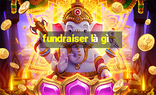 fundraiser là gì