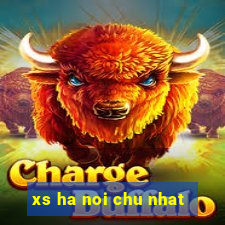 xs ha noi chu nhat