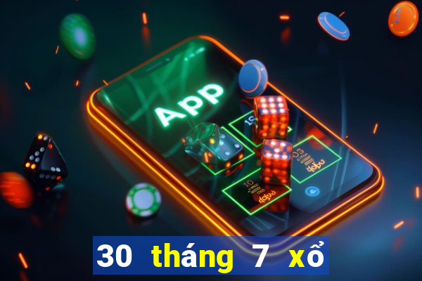 30 tháng 7 xổ số miền nam