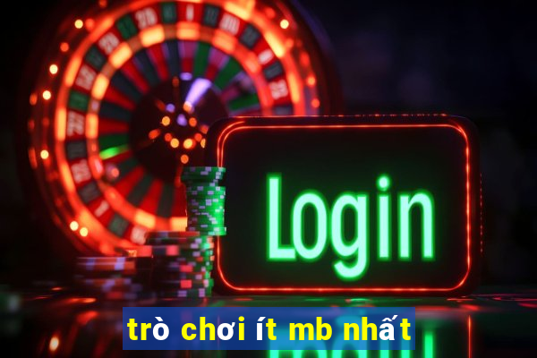 trò chơi ít mb nhất