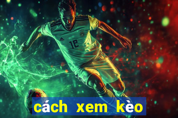 cách xem kèo chấp bóng đá