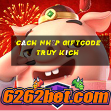 cách nhập giftcode truy kích