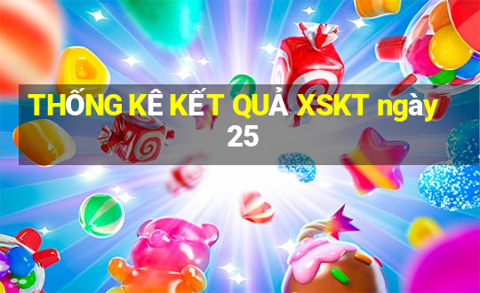 THỐNG KÊ KẾT QUẢ XSKT ngày 25