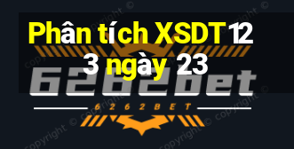 Phân tích XSDT123 ngày 23