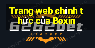 Trang web chính thức của Boxin