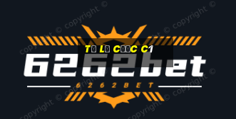 tỉ lệ cược c1