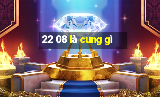 22 08 là cung gì