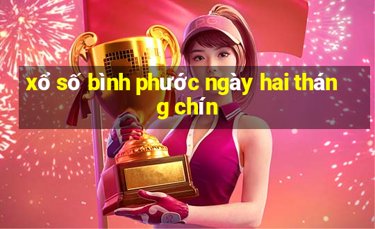 xổ số bình phước ngày hai tháng chín